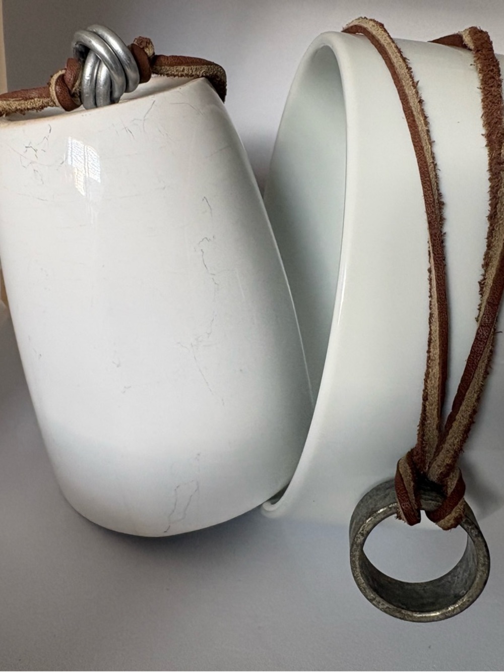 Pendant Necklace with silver knot bracelet